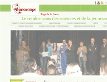 Tablet Screenshot of exposcience.org